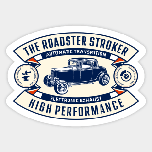 Roadster Stroker Sticker